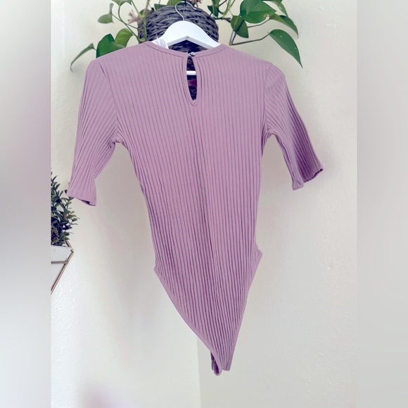21. Tillys Purple Crossover Bodysuit - Picture 2 of 9